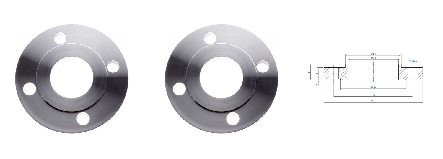 Paslanmaz 300Lb Slip-On Flanşlar Kapak 01